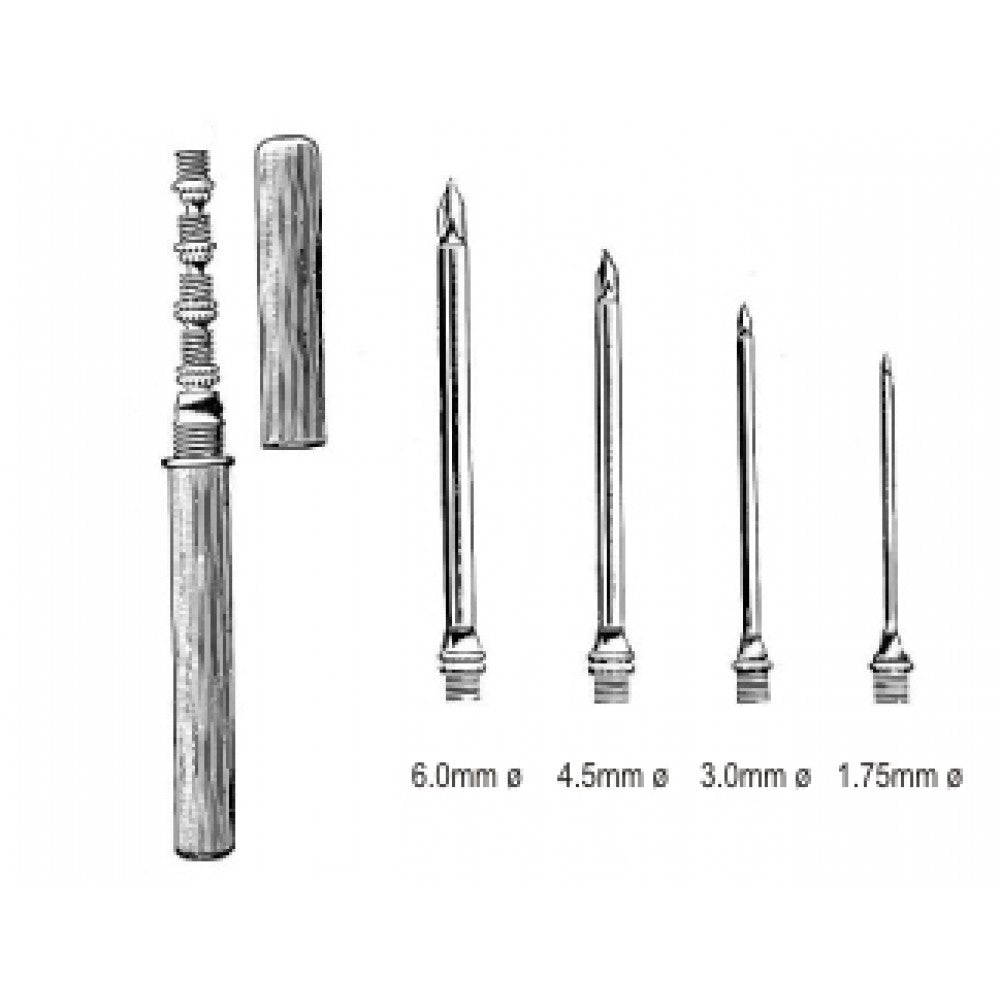 Universal Trocar and Cannula Set of 4 Plastic Handle - Surgix Instruments Stainless Steel Surgical Cannula