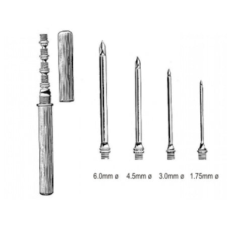Universal Trocar and Cannula Set of 4 Plastic Handle - Surgix Instruments Stainless Steel Surgical Cannula