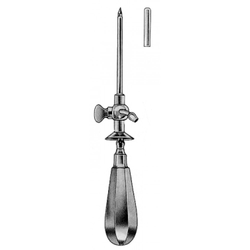 Standard Trocar and Cannula with stop cock 4.5mm - Surgix Instruments Stainless Steel Surgical Cannula