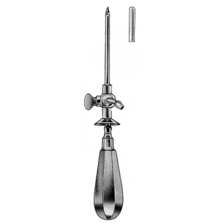 Standard Trocar and Cannula with stop cock 4.5mm - Surgix Instruments Stainless Steel Surgical Cannula