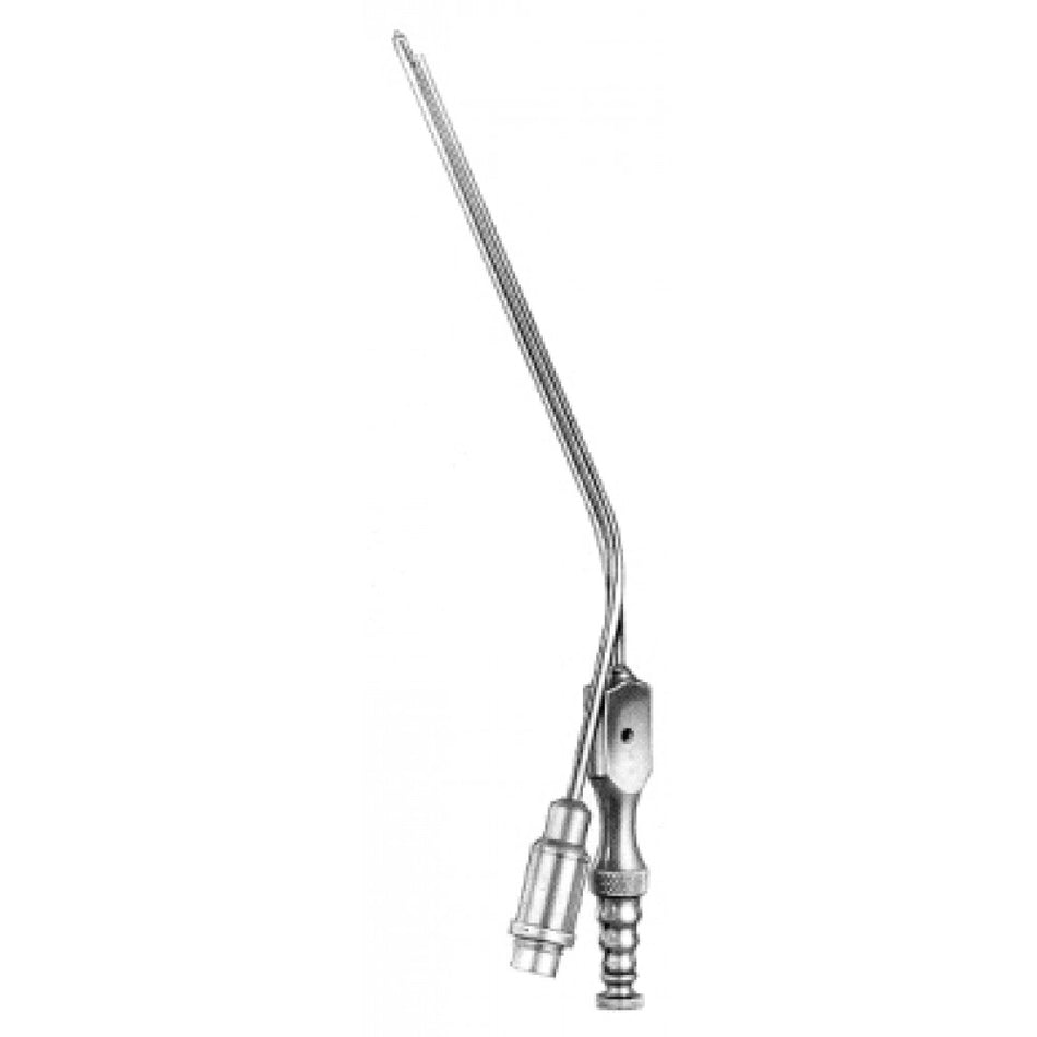 Frazier Suction Tube with Fiber optic 10Fr. 19cm - Surgix Instruments Stainless Steel Surgical Suction Tube