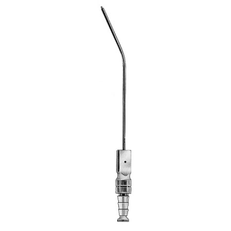 Plester Suction Tube Curved 1.5mm, 17cm - Surgix Instruments Stainless Steel Surgical Suction Tube