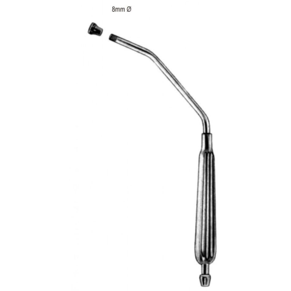 Baby Yankauer Suction Tube 5mm, 21cm - Surgix Instruments Stainless Steel Surgical Suction Tube