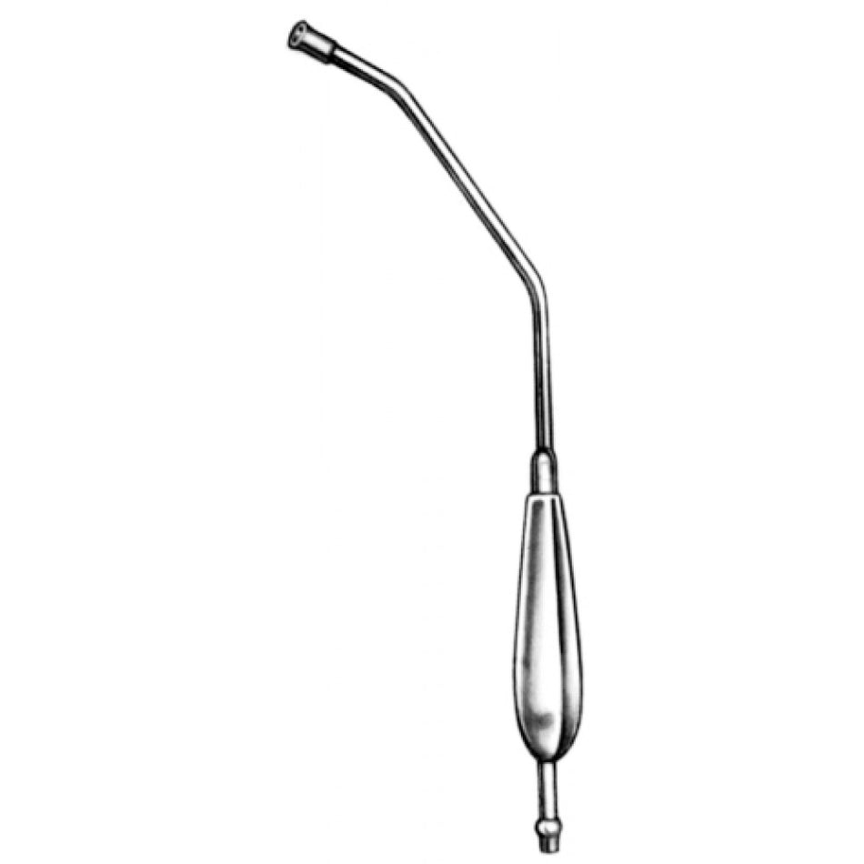 Yankauer Suction Tube English model, 34.5cm - Surgix Instruments Stainless Steel Surgical Suction Tube