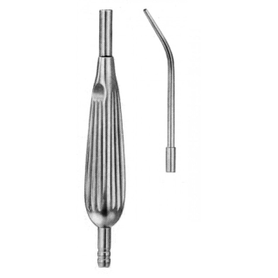 Yankauer Suction Tube Figure 0, 10cm - Surgix Instruments Stainless Steel Surgical Suction Tube