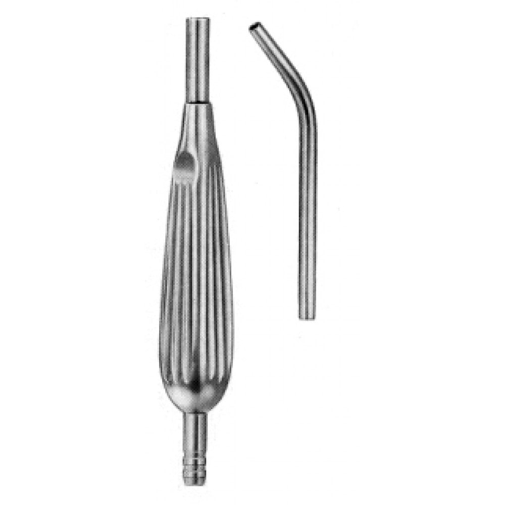 Yankauer Suction Tube Figure 2, 10cm - Surgix Instruments Stainless Steel Surgical Suction Tube