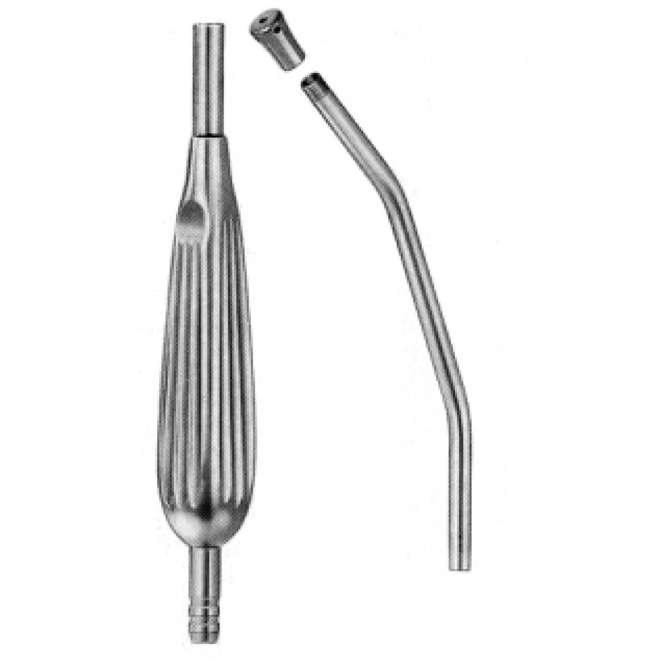 Yankauer Suction Tube Figure 3, 13,5cm - Surgix Instruments Stainless Steel Surgical Suction Tube