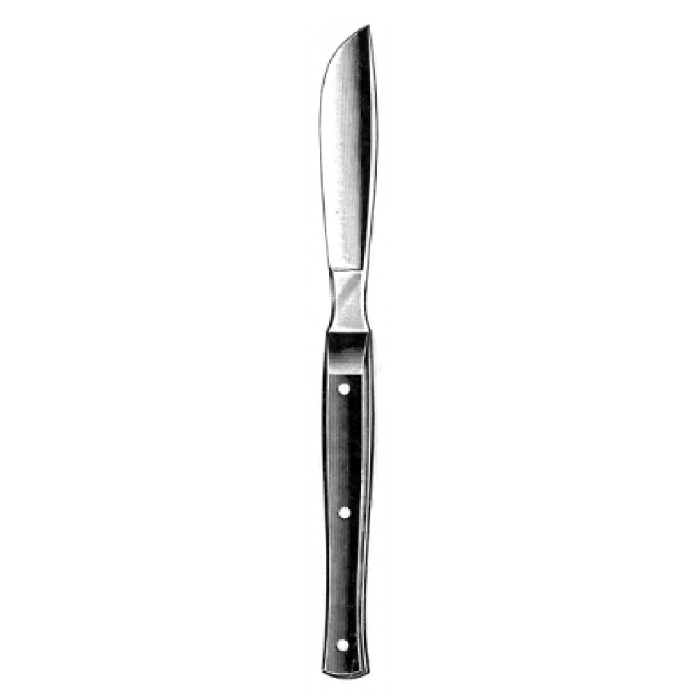 Virchow Cartilage Knife wooden handle 21cm, Blade size 80mm - Surgix Instruments