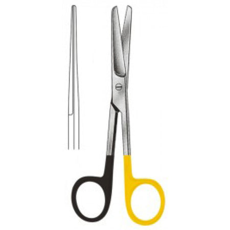 Operating Scissors Straight Blunt/Blunt 20.0cm SuperCut, Tungsten Carbide Inlays - Surgix Instruments