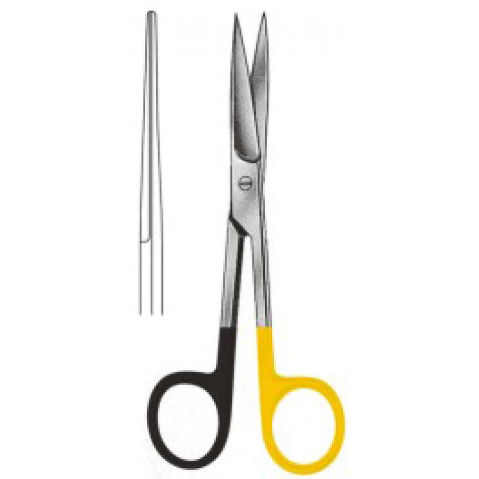 Operating Scissors Straight Sharp/Sharp 20.0cm SuperCut, Tungsten Carbide Inlays - Surgix Instruments