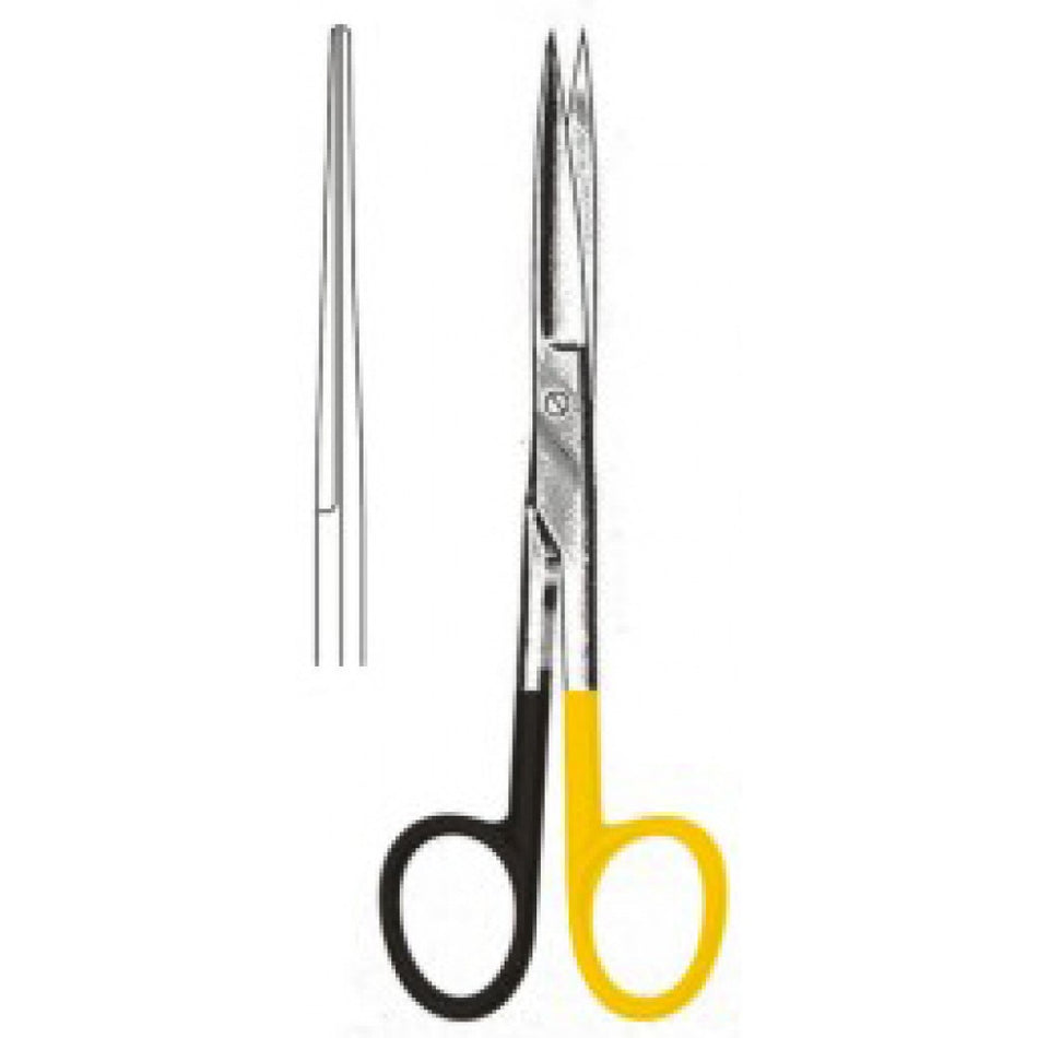 Deaver Scissors Straight Sharp/Sharp 14cm SuperCut, Tungsten Carbide Inlays - Surgix Instruments