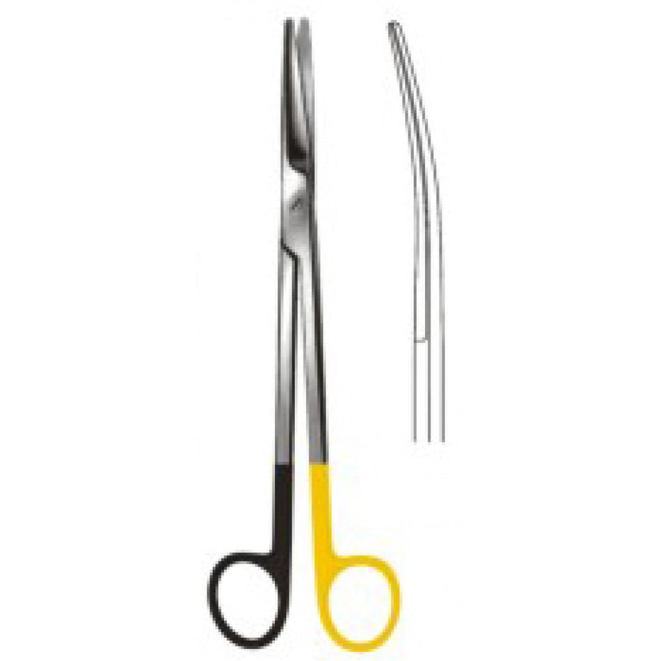 Mayo Harrington Scissors Curved 22cm SuperCut, Tungsten Carbide Inlays - Surgix Instruments