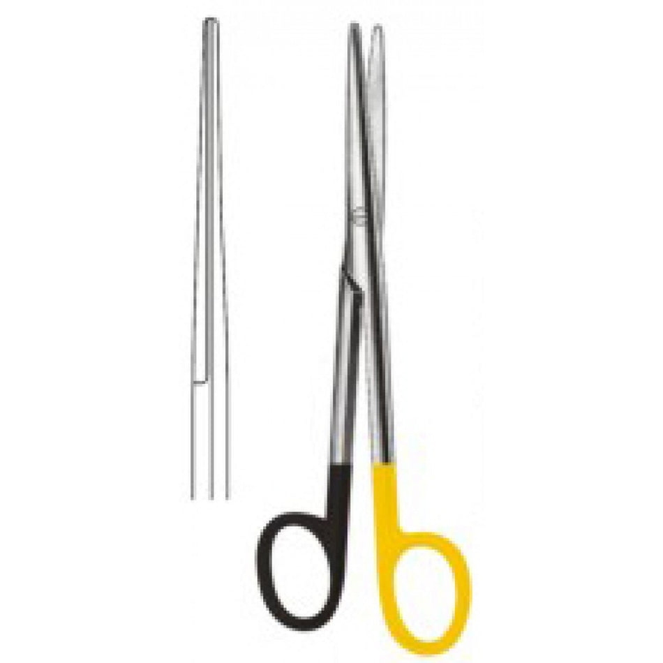 Mayo Stille Scissors Straight 21cm SuperCut, Tungsten Carbide Inlays - Surgix Instruments