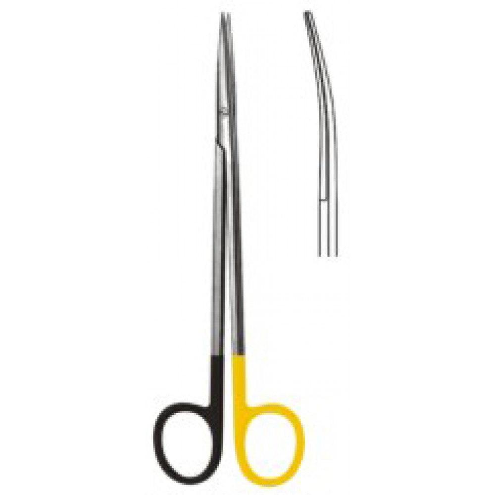 Metzenbaum Fino Scissors Curved 23cm SuperCut, Tungsten Carbide Inlays - Surgix Instruments
