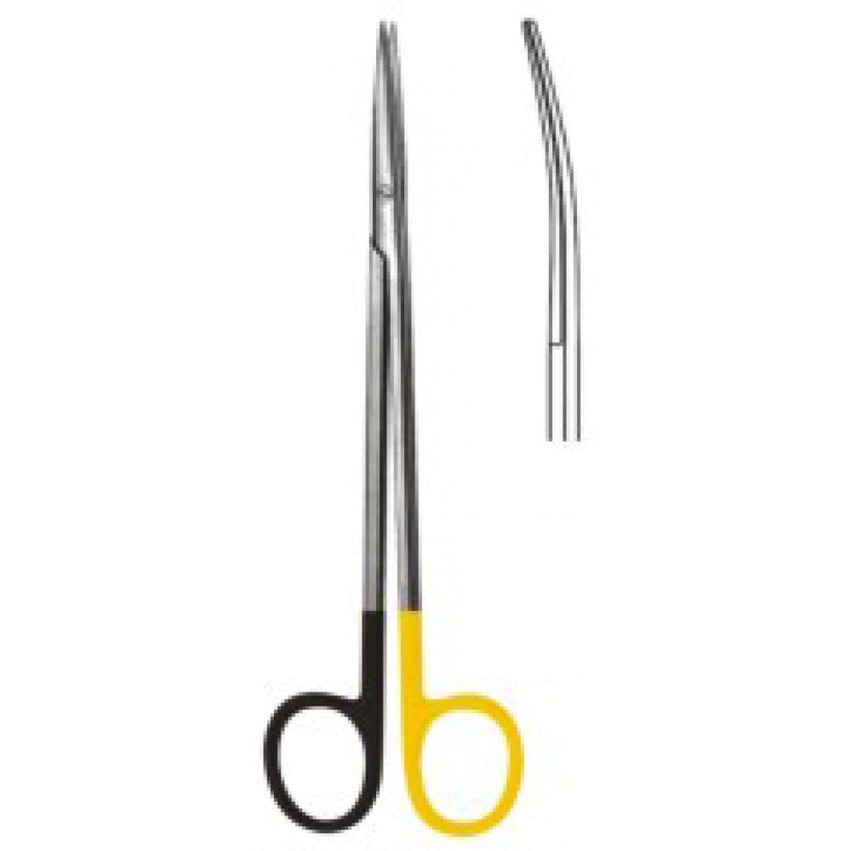 Metzenbaum Fino Scissors Curved 23cm SuperCut, Tungsten Carbide Inlays - Surgix Instruments