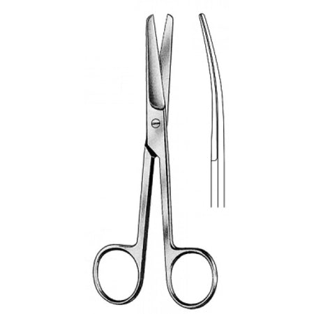 Operating Scissors Blunt/Blunt Curved 20.0cm - Surgix Instruments