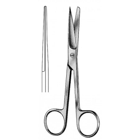 Operating Scissors Sharp/Blunt Straight 10.5cm - Surgix Instruments