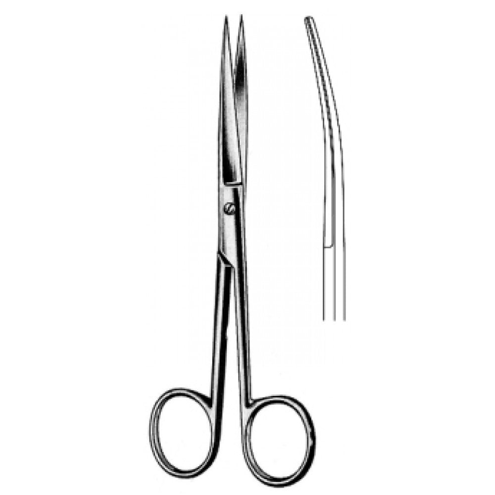 Grazil Operating Scissors Sharp/Sharp Curved 13.0cm - Surgix Instruments