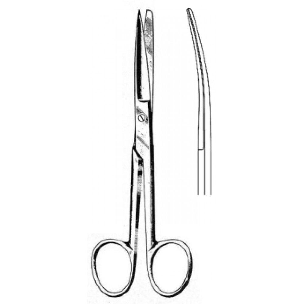 Deaver Scissors Curved Sharp/Blunt 14cm - Surgix Instruments