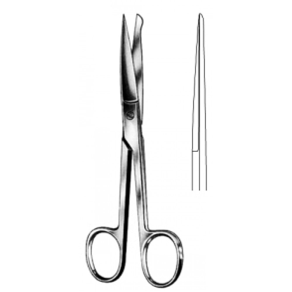Incision Scissors w/probe Straight 14cm - Surgix Instruments