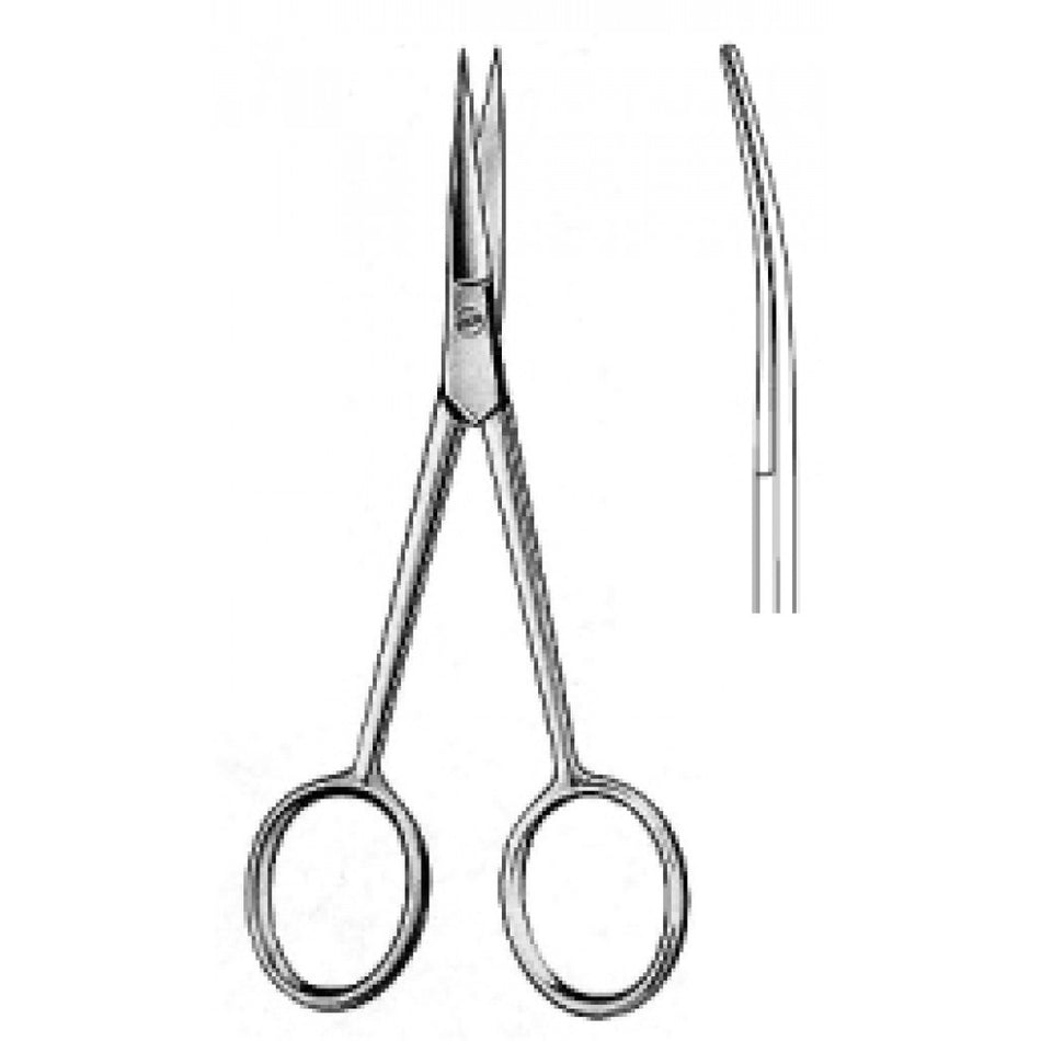 Preparation Scissors Sharp/Sharp Curved 11cm - Surgix Instruments