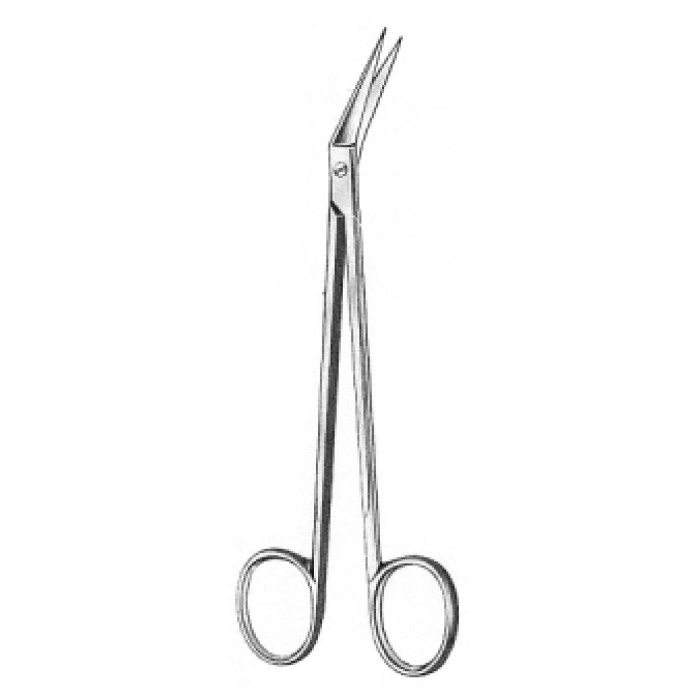 Locklin Operating Scissors serr angled 16cm - Surgix Instruments