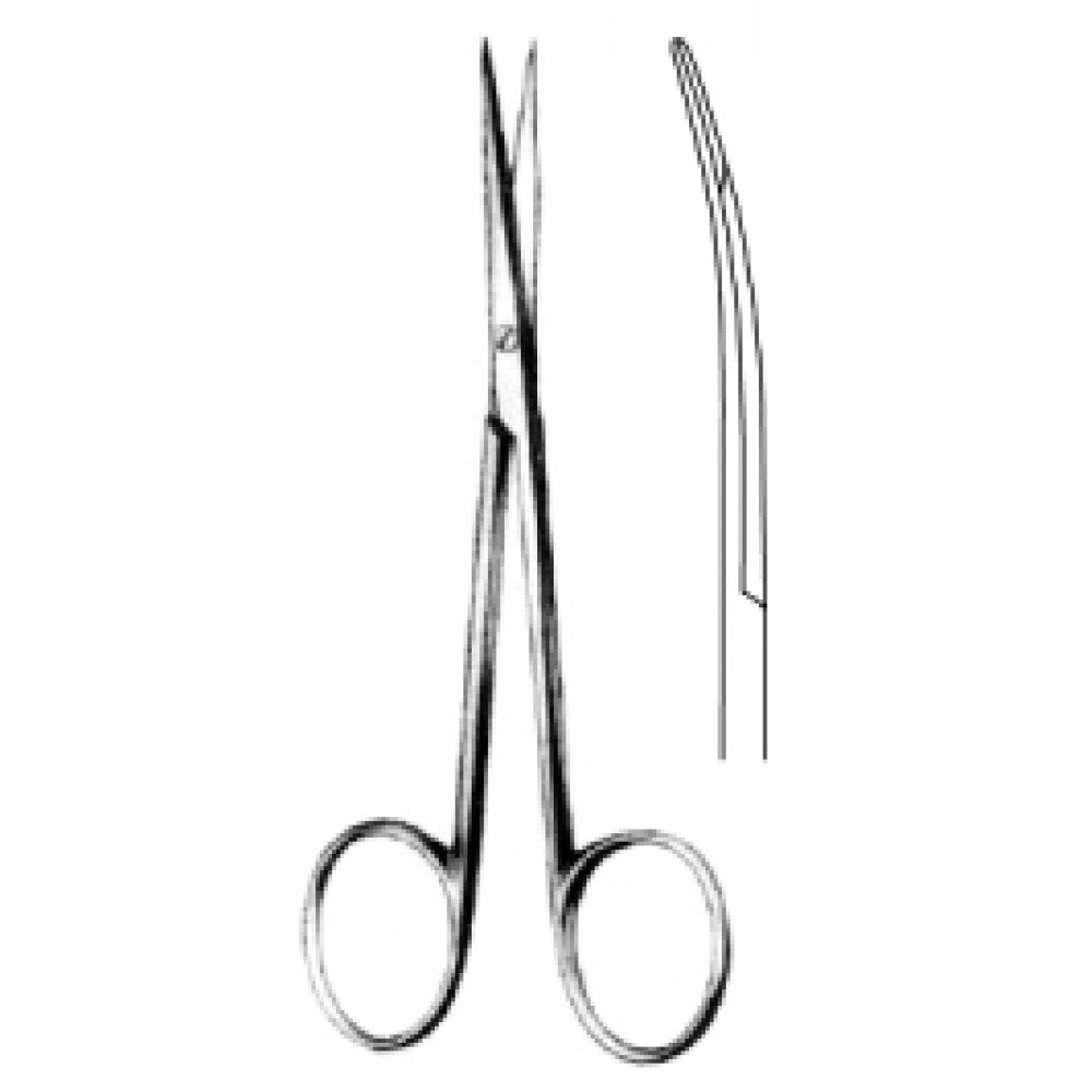 Fine Operating Scissors taper blades Curved 11cm - Surgix Instruments
