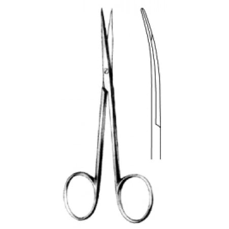 Fine Operating Scissors taper blades Curved 11cm - Surgix Instruments