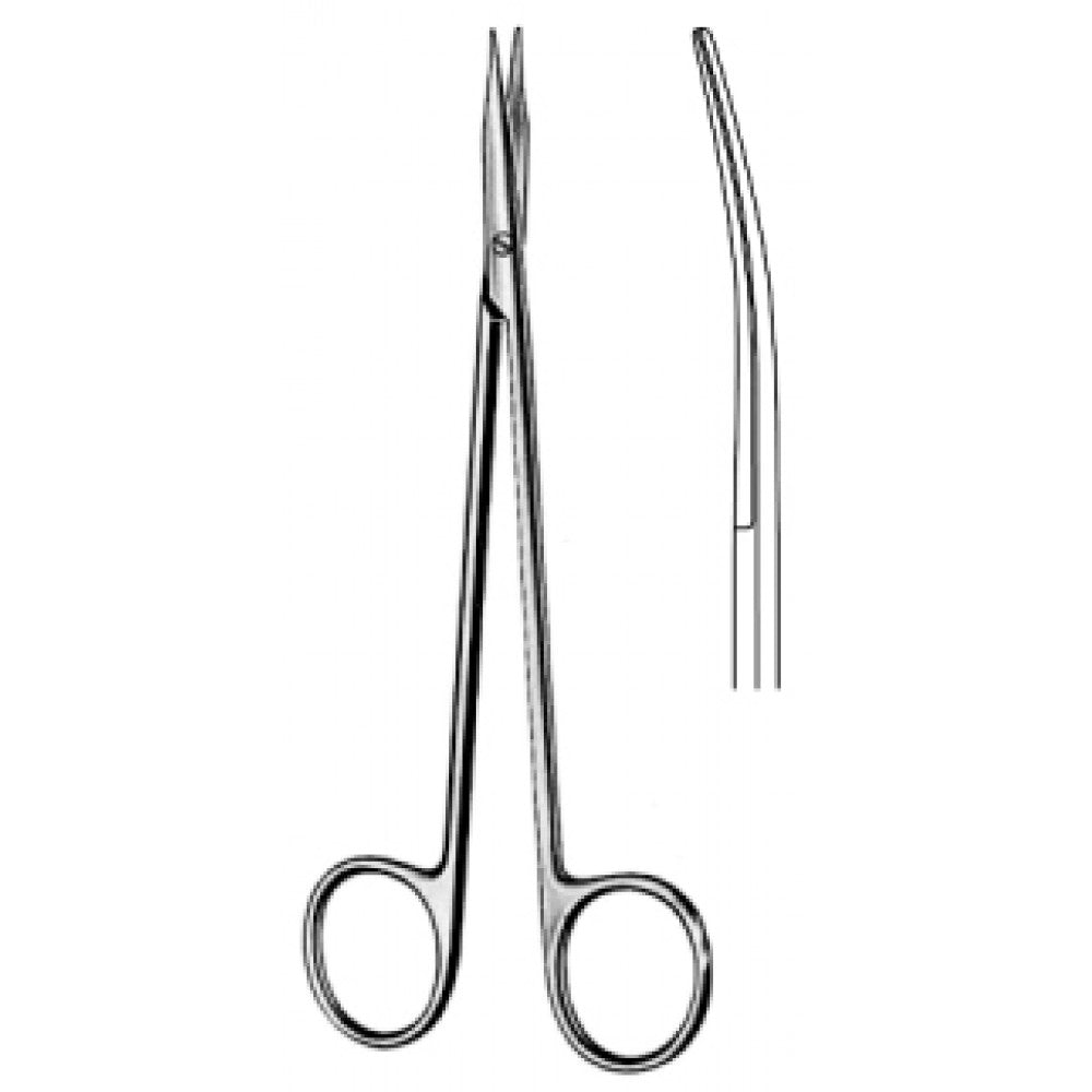 REYNOLDS Operating Scissors Curved 15cm - Surgix Instruments