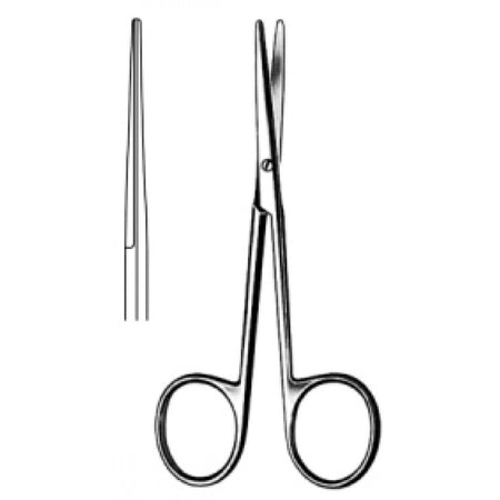 Lexer Baby Operating Scissors Straight 10cm - Surgix Instruments