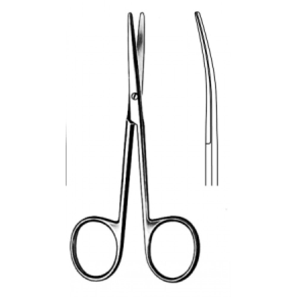 Lexer Baby Operating Scissors Curved 10cm - Surgix Instruments