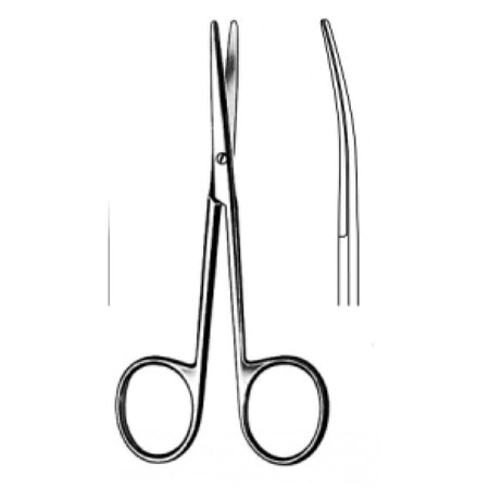 Lexer Baby Operating Scissors Curved 10cm - Surgix Instruments