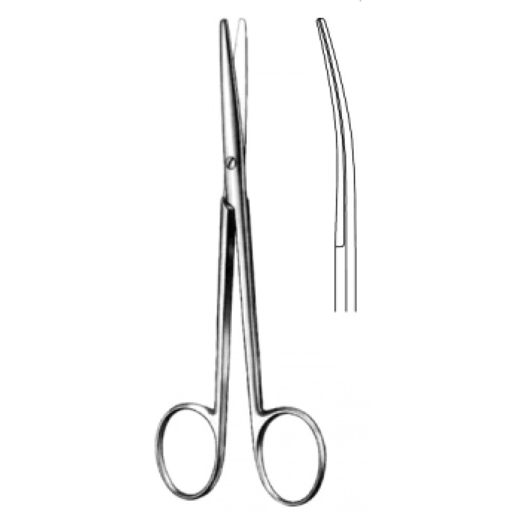 Lexer-Fino Dissecting Scissors Curved 16cm - Surgix Instruments