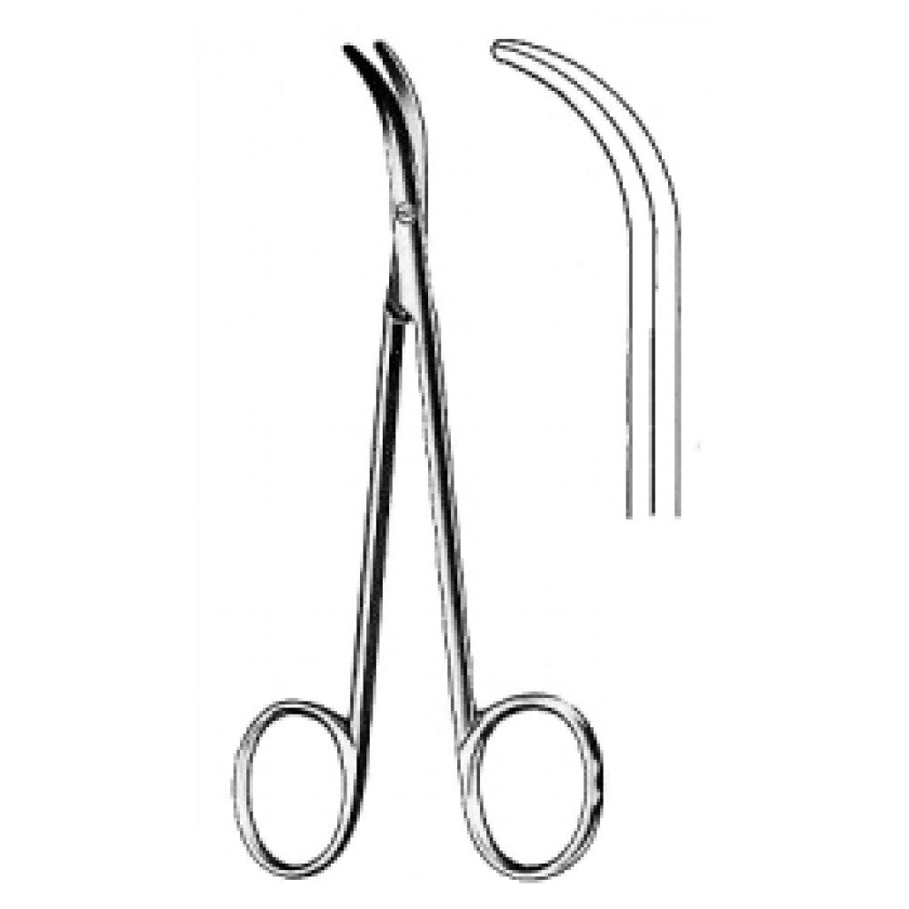 Fomon Dissecting Scissors Curved 13.5cm - Surgix Instruments