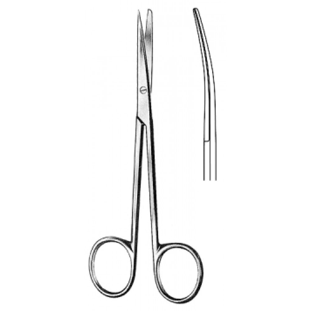Metzenbaum Scissors Sharp/Blunt Curved 14.5cm - Surgix Instruments