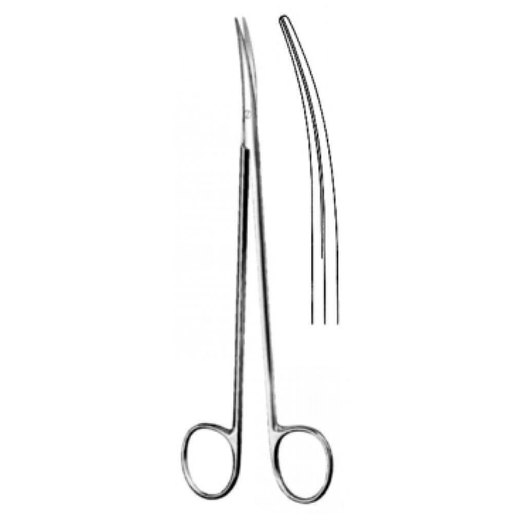 Metzenbaum Fino Scissors Sharp/Sharp S-Curved 18cm - Surgix Instruments