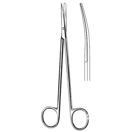 Metzenbaum Nelson Scissors Sharp/Blunt Curved 18cm - Surgix Instruments