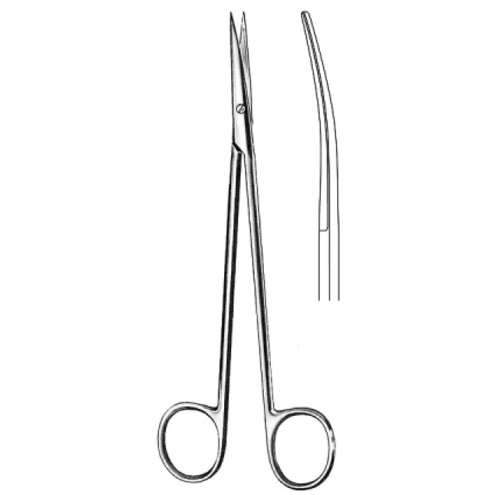 Metzenbaum Nelson Scissors Sharp/Sharp Curved 30cm - Surgix Instruments