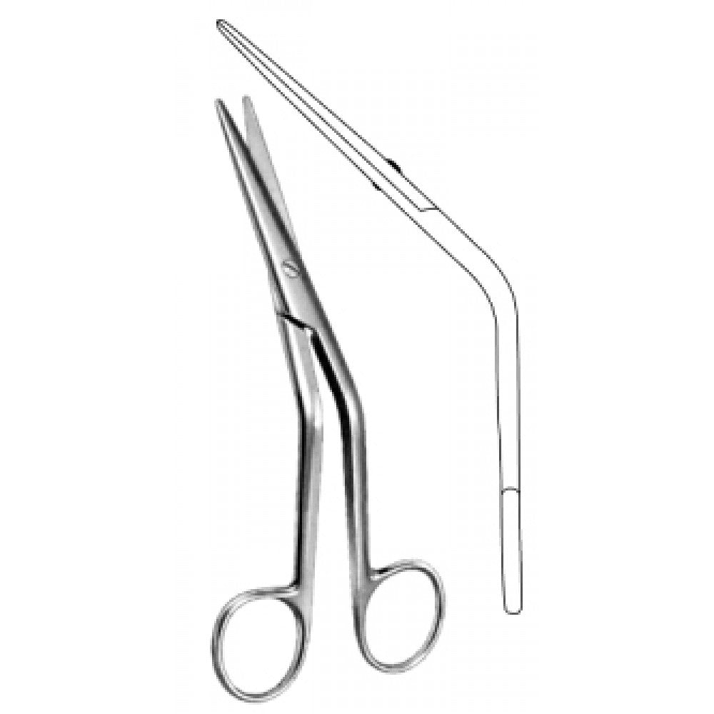 COTTLE Nasal Scissors bent on shaft 16cm - Surgix Instruments