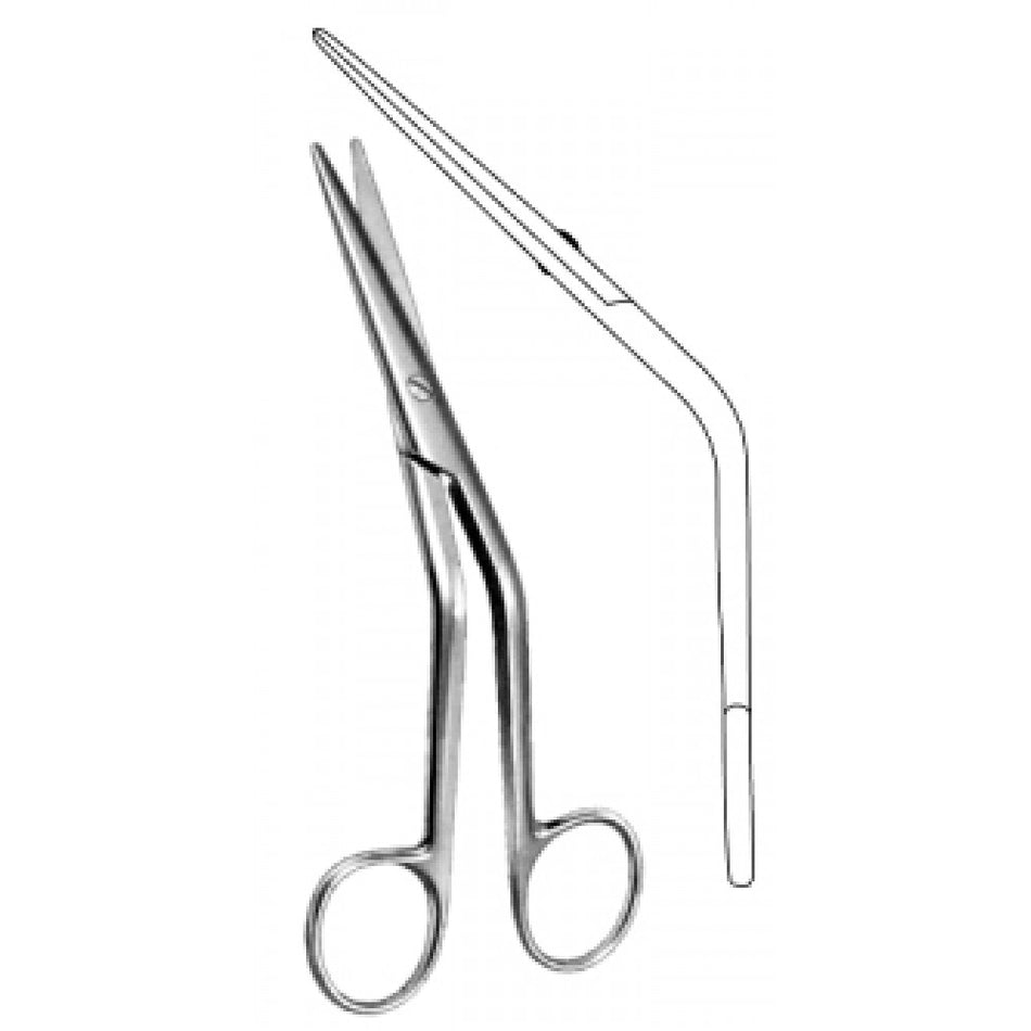 COTTLE Nasal Scissors bent on shaft 16cm - Surgix Instruments