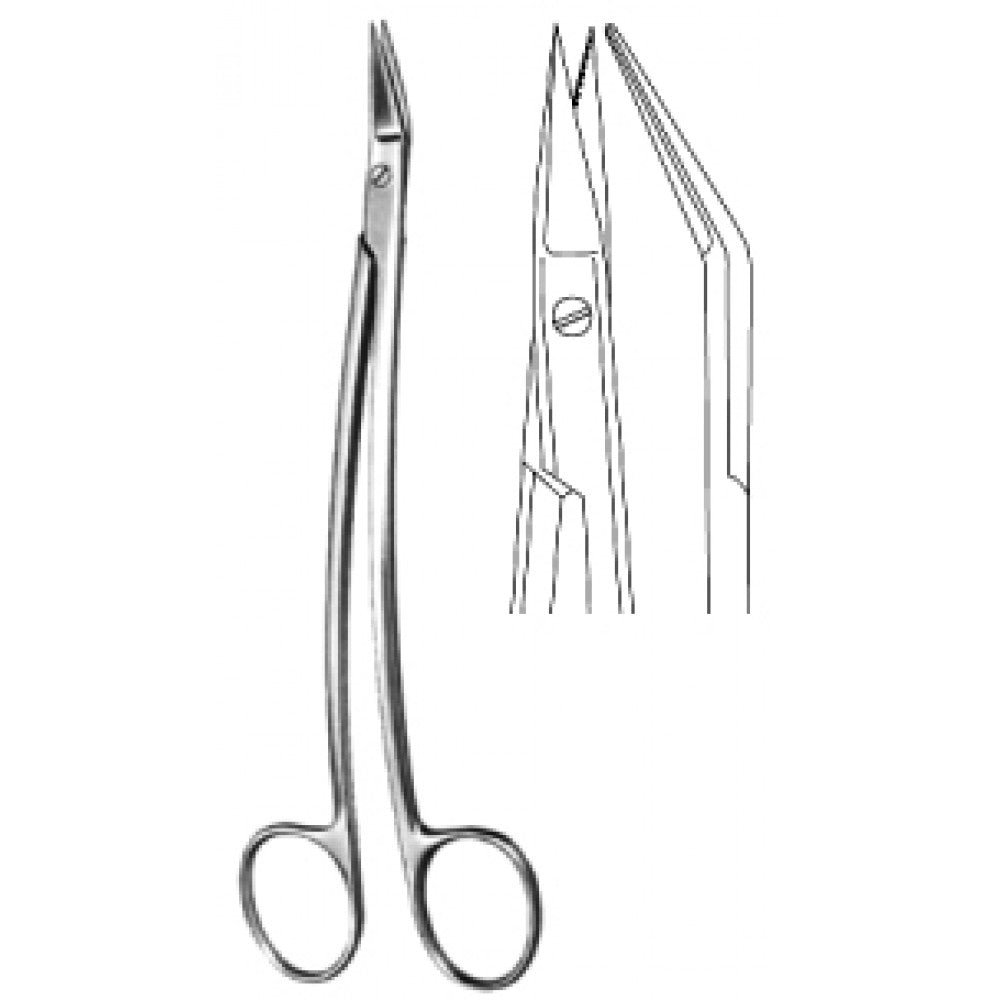 DEAN Tonsil Scissors (A.O.F) serr 17cm - Surgix Instruments