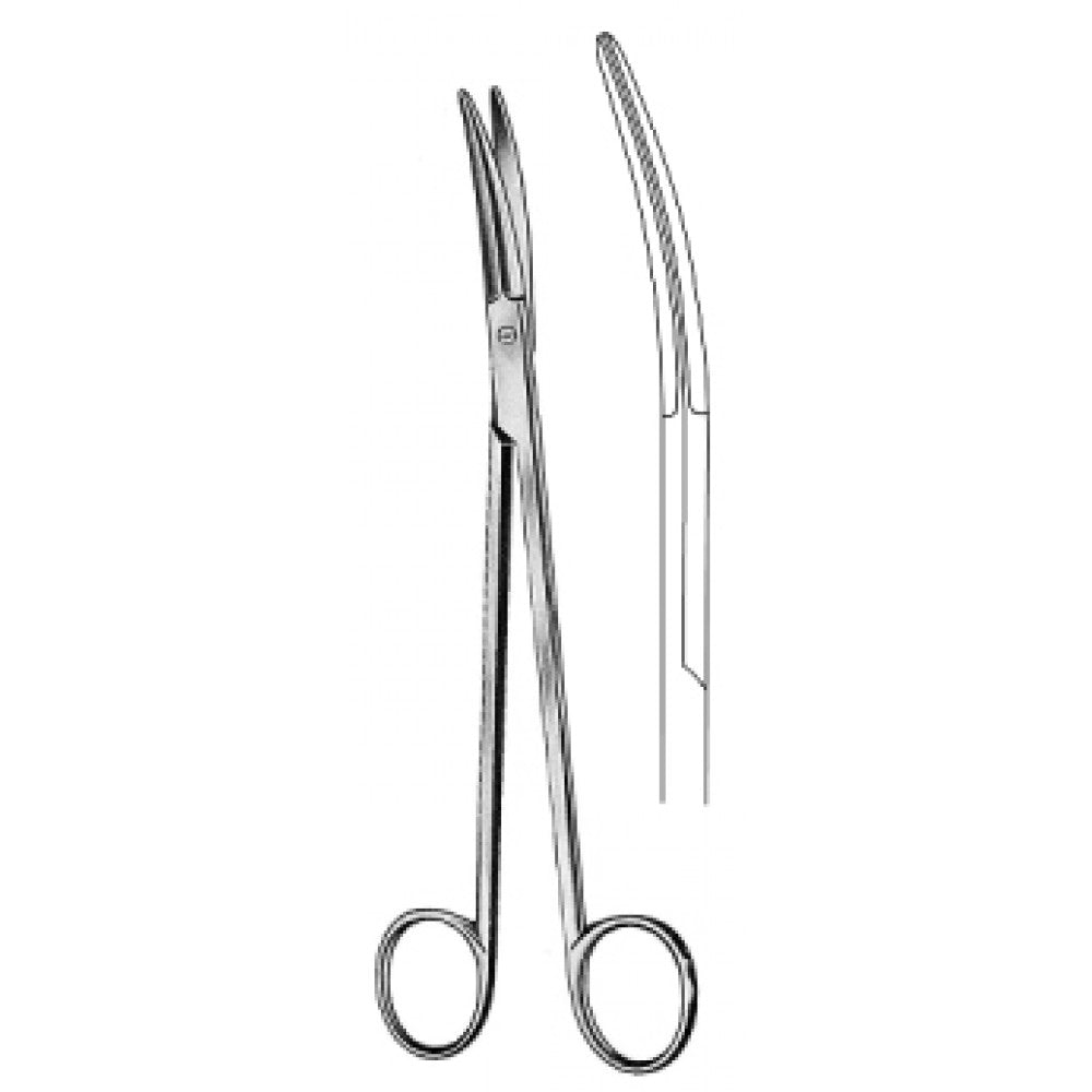 BOETCHER Tonsil Scissors Curved 18cm - Surgix Instruments