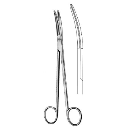 BOETCHER Tonsil Scissors Curved 18cm - Surgix Instruments