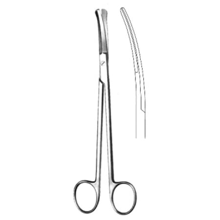 GOOD Tonsil Scissors probe end Curved 19cm - Surgix Instruments