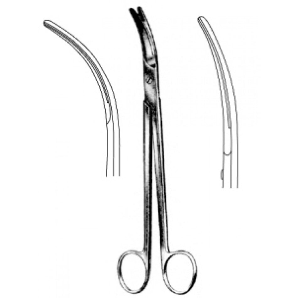 Parametrium Scissors Curved 23cm - Surgix Instruments