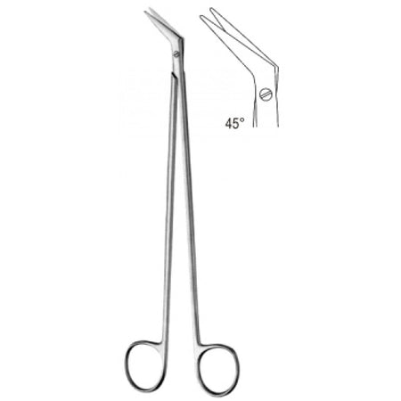 DEBAKEY Vascular Scissors 16cm 45 - Surgix Instruments