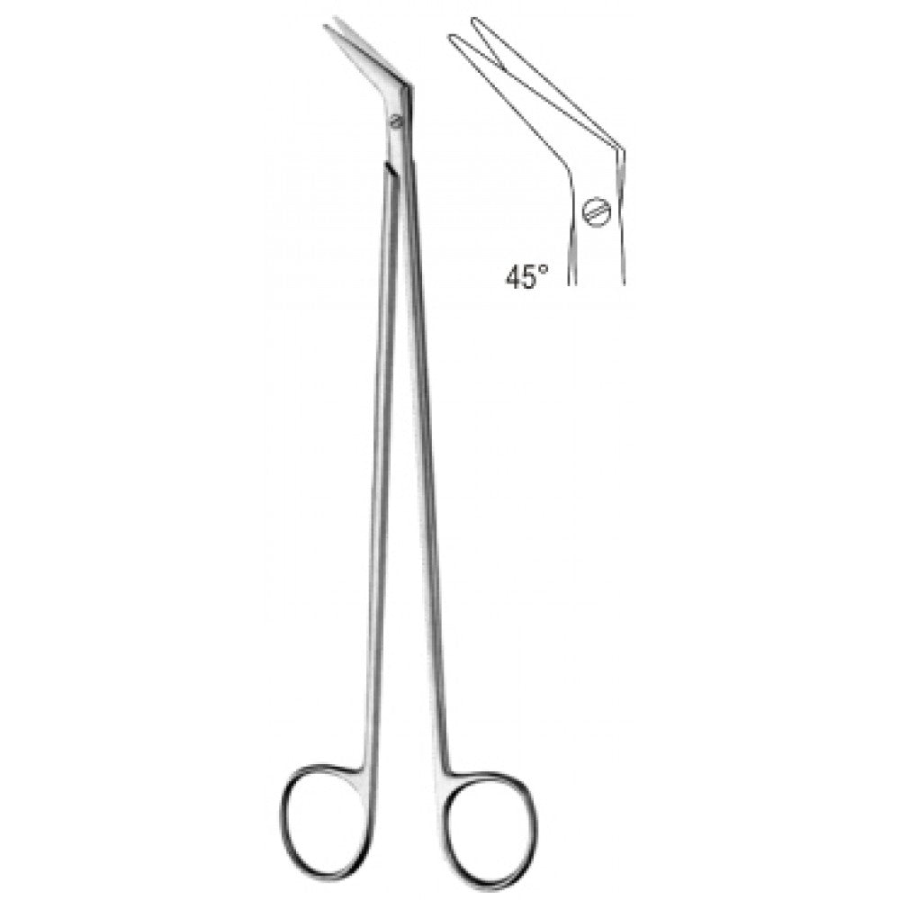 DEBAKEY Vascular Scissors 23cm 45 - Surgix Instruments