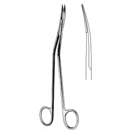 DANDY Neurosurgical Scissors Curved 17cm - Surgix Instruments