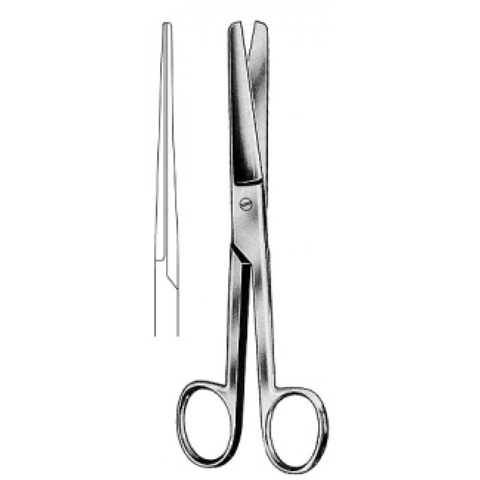 DOYEN Gynecological Scissors Straight 17.5cm - Surgix Instruments