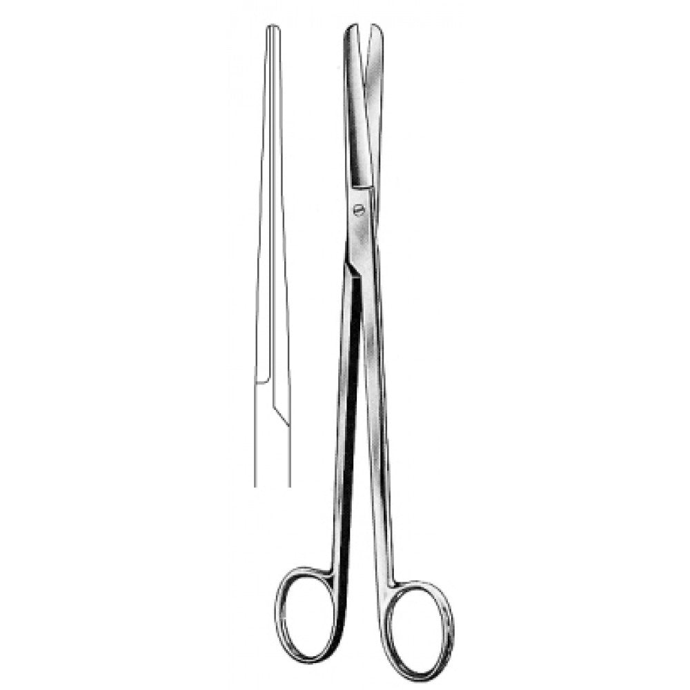 SIMS Uterine Scissors Blunt/Blunt Straight 20cm - Surgix Instruments